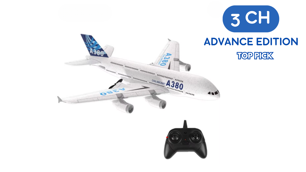 A380 Advance – 3 Channel Precision RC Airliner