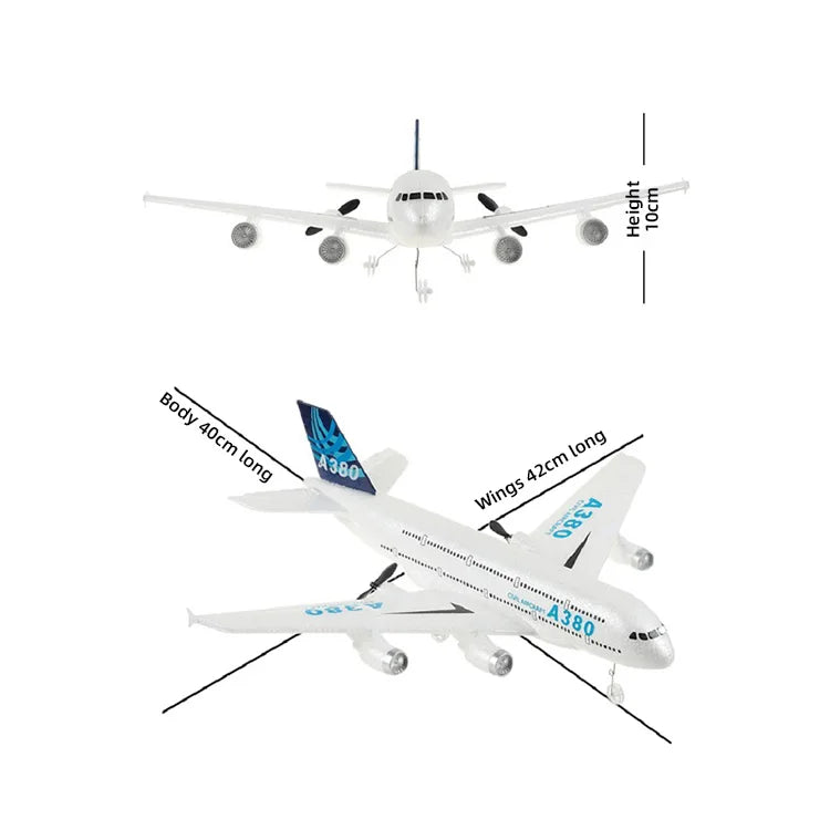 A380 Core – 2 Channel Beginner RC Airliner